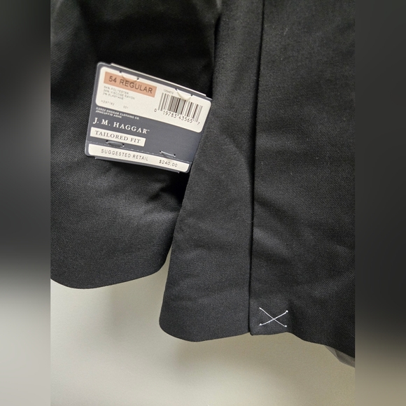 54R Haggar Men's Premium Tailored Fit Solid Suit Separates Jacket NWT - Picture 9 of 13
